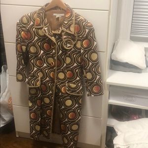 Zara long outersell jacket 97% cotton